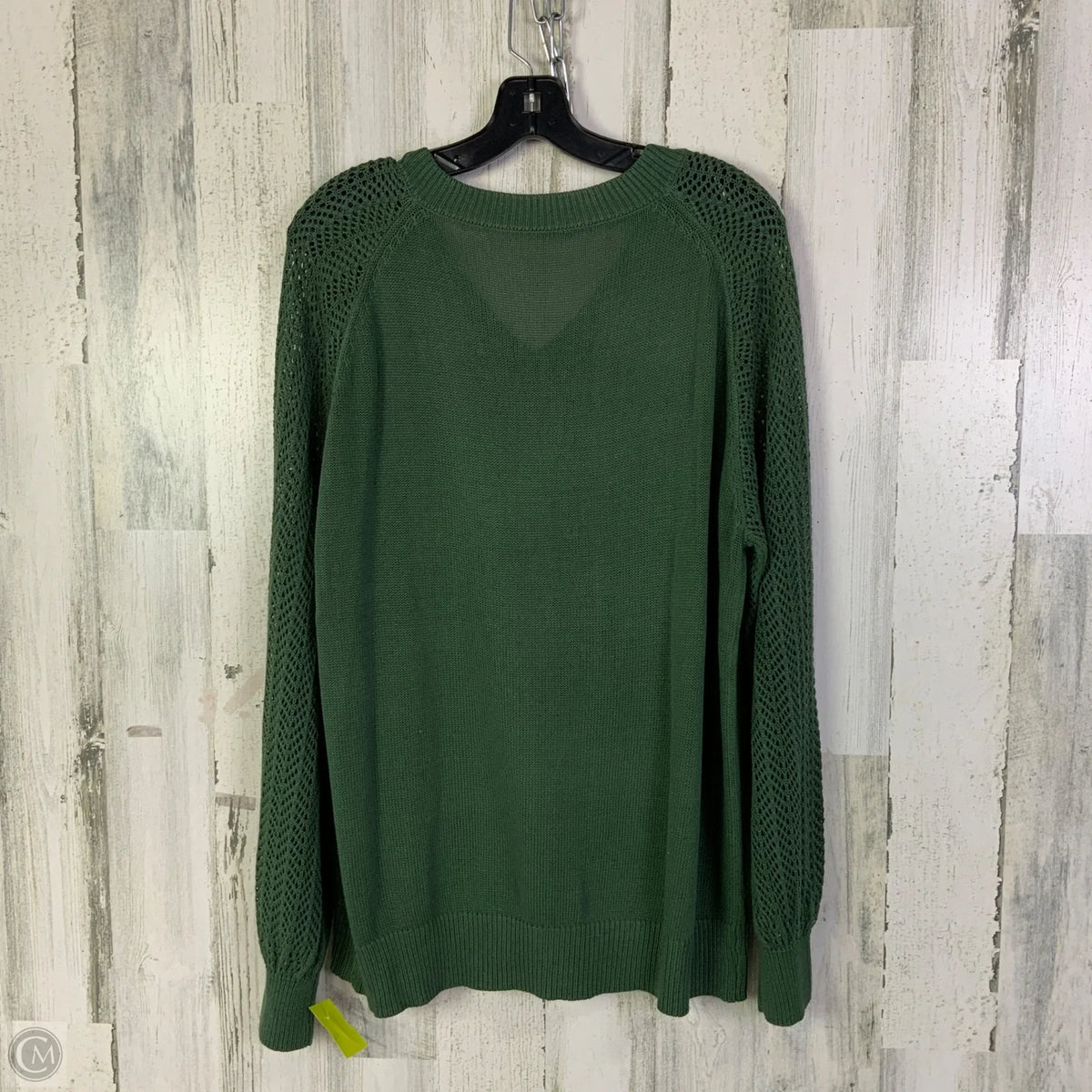Sweater By Cmf In Green, Size: 1x