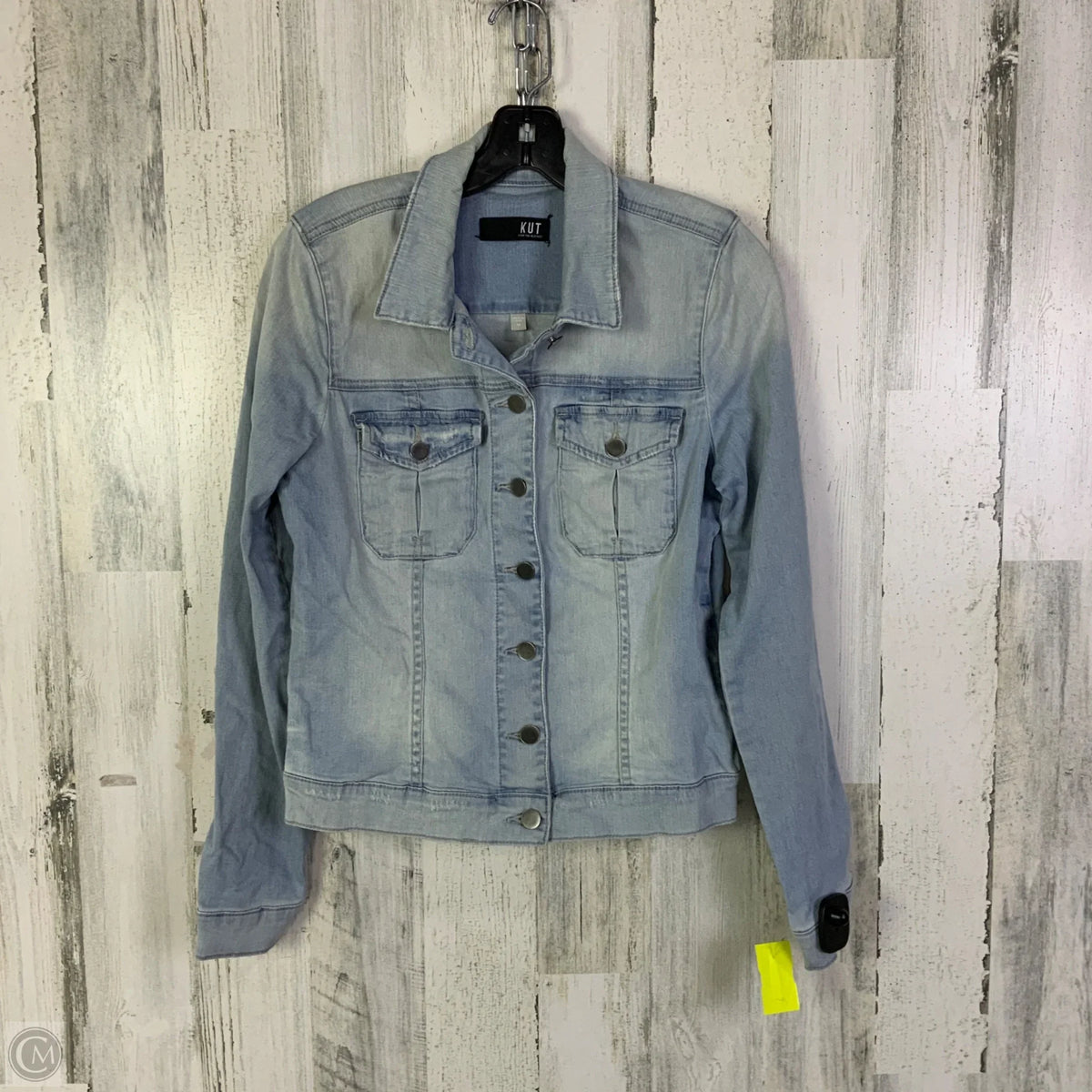 Jacket Denim By Kut In Blue Denim, Size: M