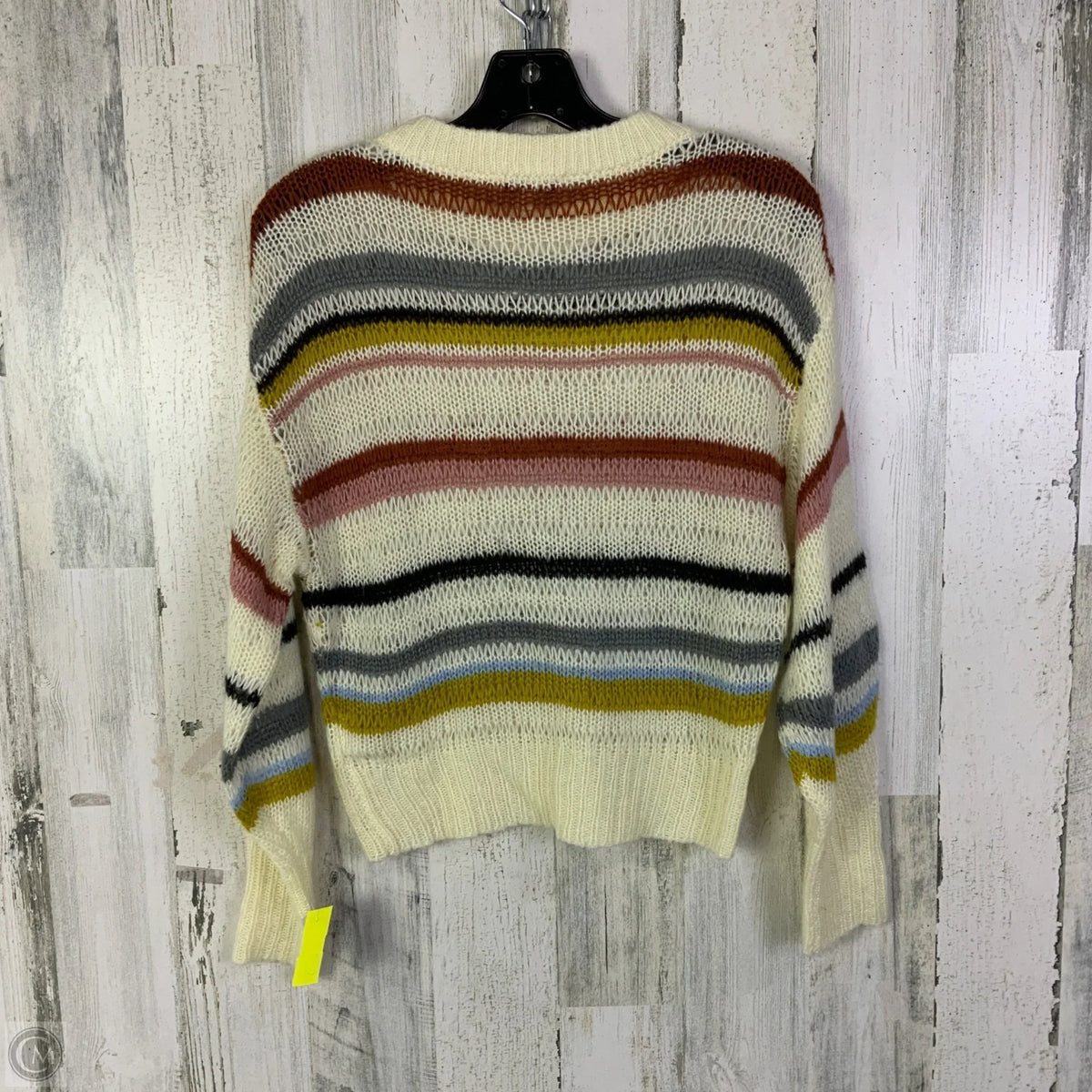Sweater By Another Love In Brown & White, Size: Xs