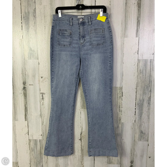 Jeans Flared By Nicole Miller In Blue Denim, Size: 10