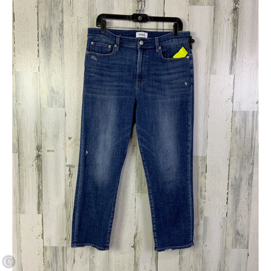 Jeans Straight By Pistola In Blue Denim, Size: 12