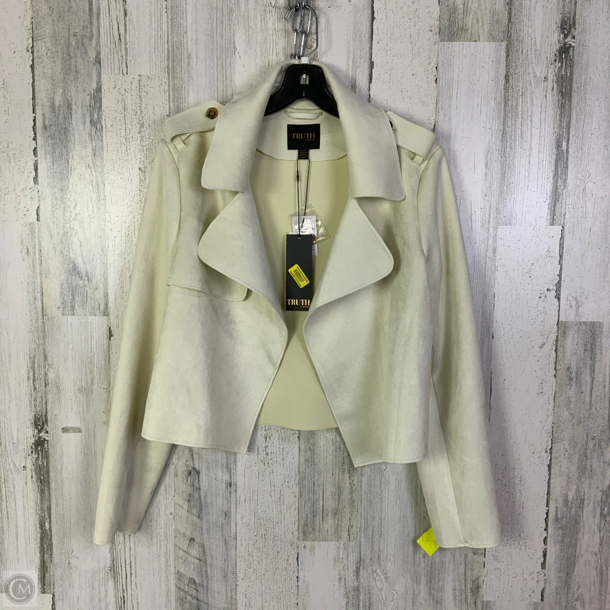 Blazer By Truth In Cream, Size: L