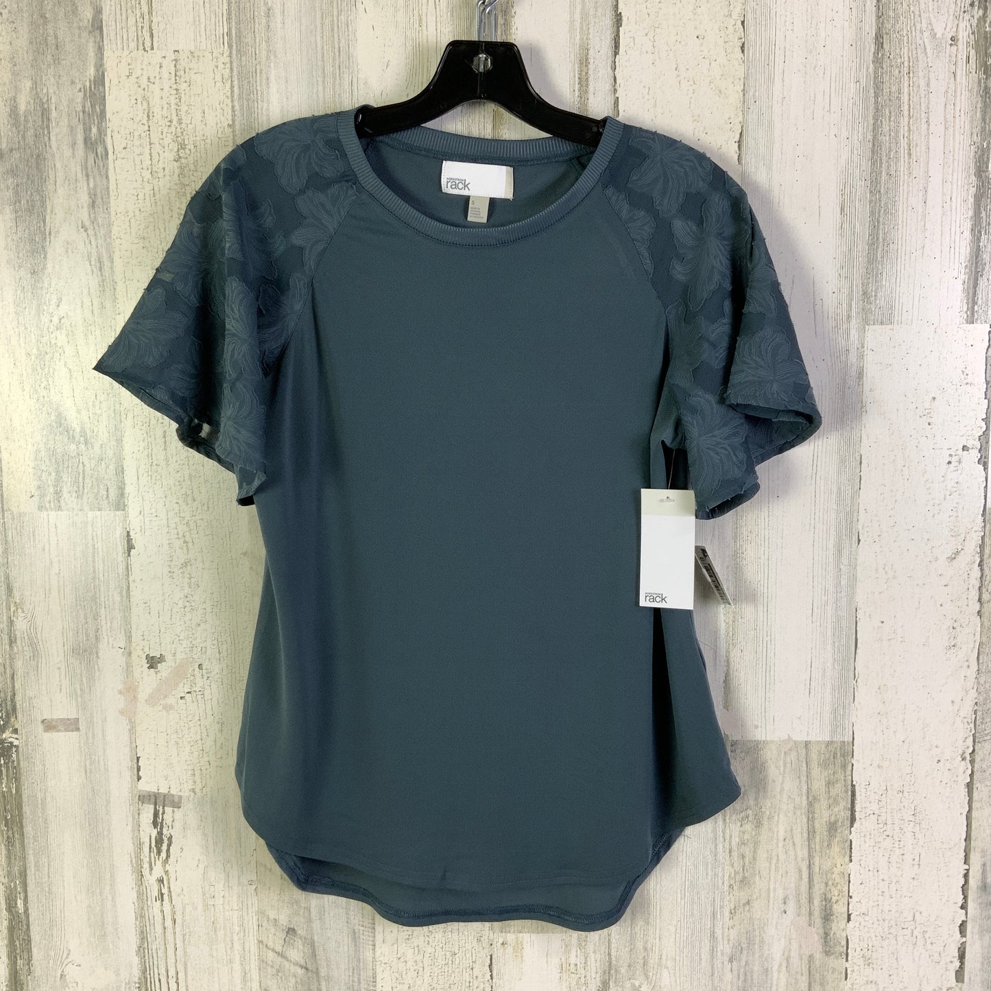 Blouse Short Sleeve By Nordstrom In Blue, Size: S