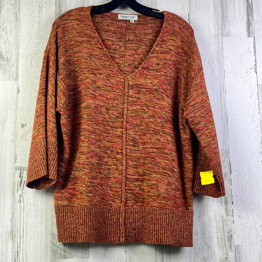 Sweater By Coldwater Creek In Orange, Size: M