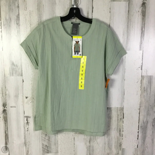 Top Short Sleeve By Matty M In Green, Size: S