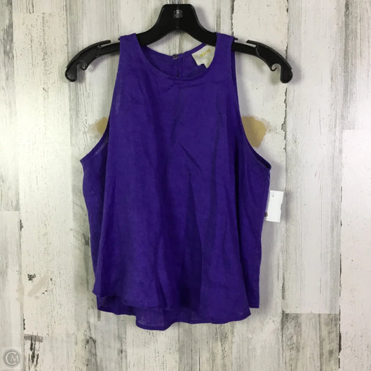Top Sleeveless By Maeve In Blue, Size: S