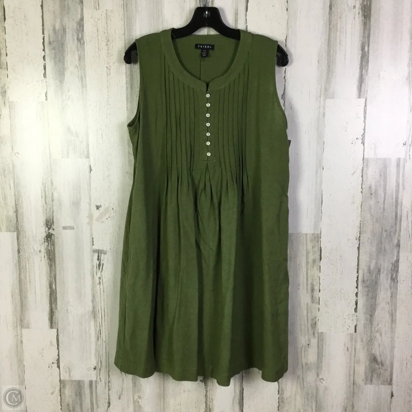 Dress Casual Short By Tribal In Green, Size: M