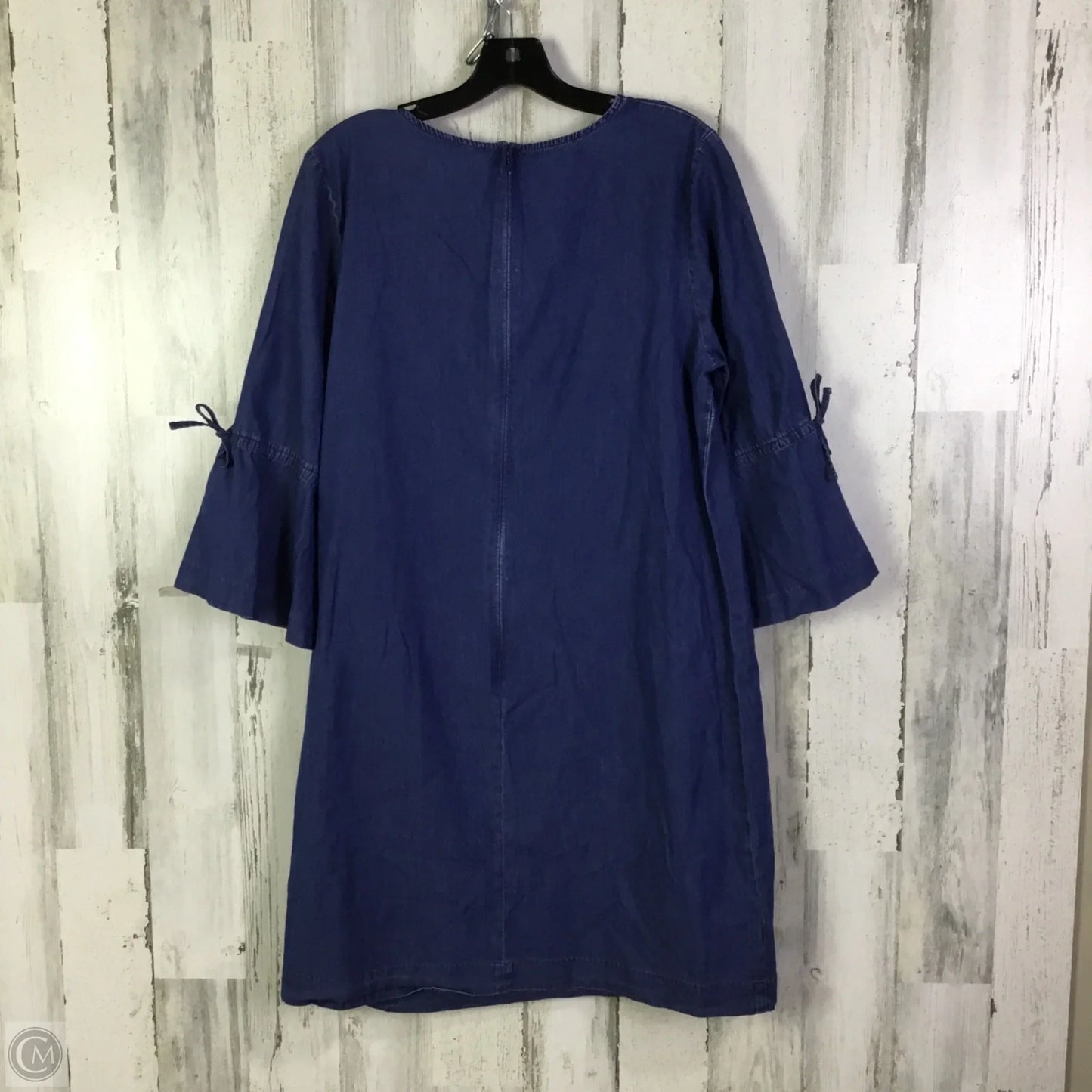 Dress Casual Short By Ann Taylor In Blue, Size: L