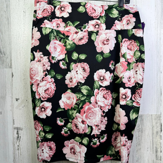 Floral Print Skirt Mini & Short Silhouttes, Size 2x