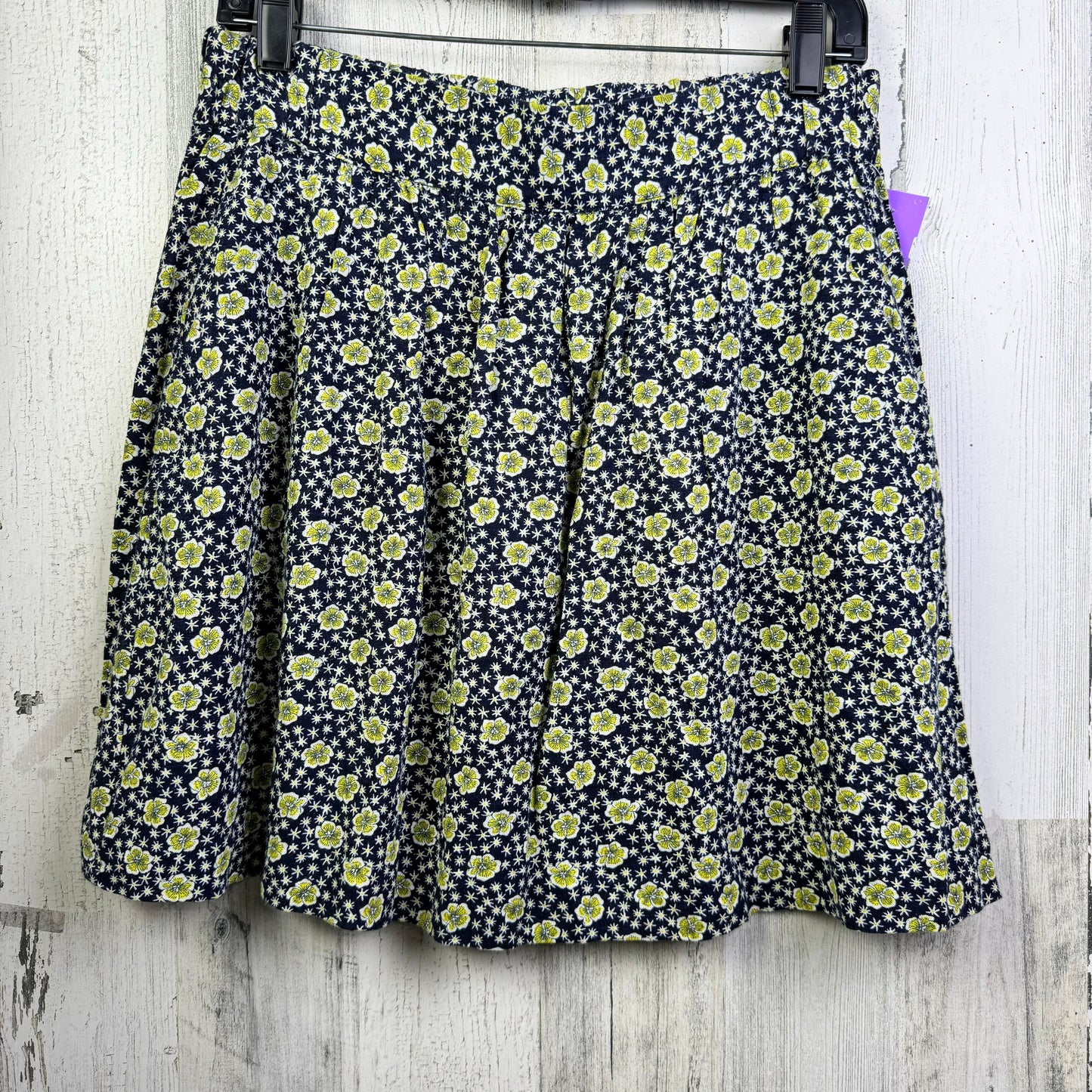 Blue & Green Skirt Mini & Short Loft, Size 6