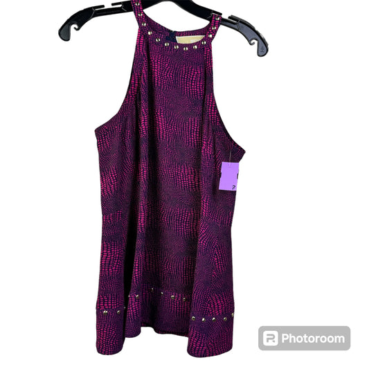 Purple Top Sleeveless Michael By Michael Kors, Size S