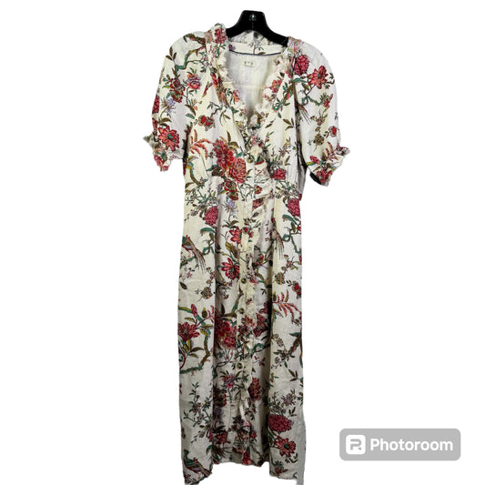 Floral Print Dress Casual Midi Pilcro, Size M