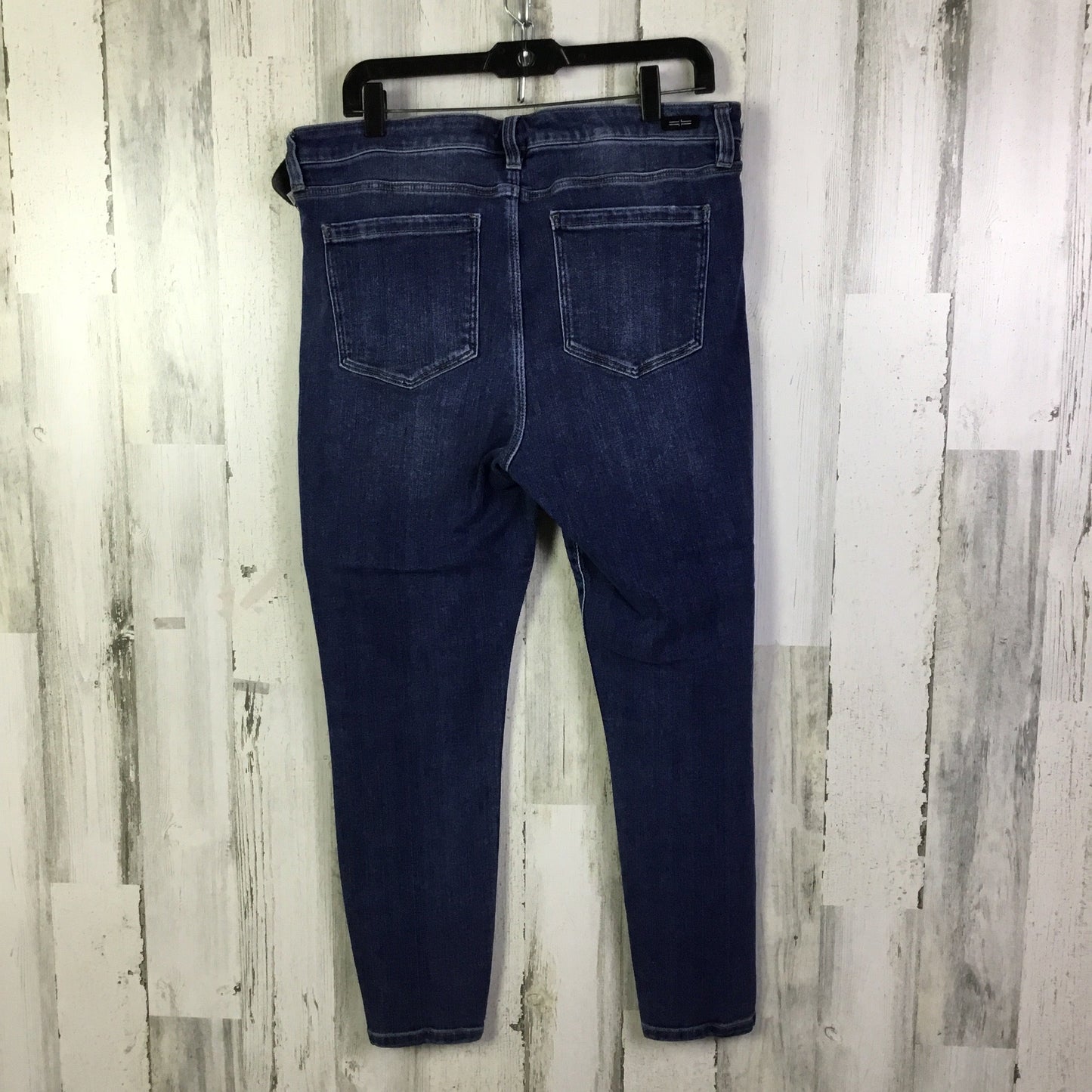 Jeans Skinny By Liverpool In Blue Denim, Size: 16