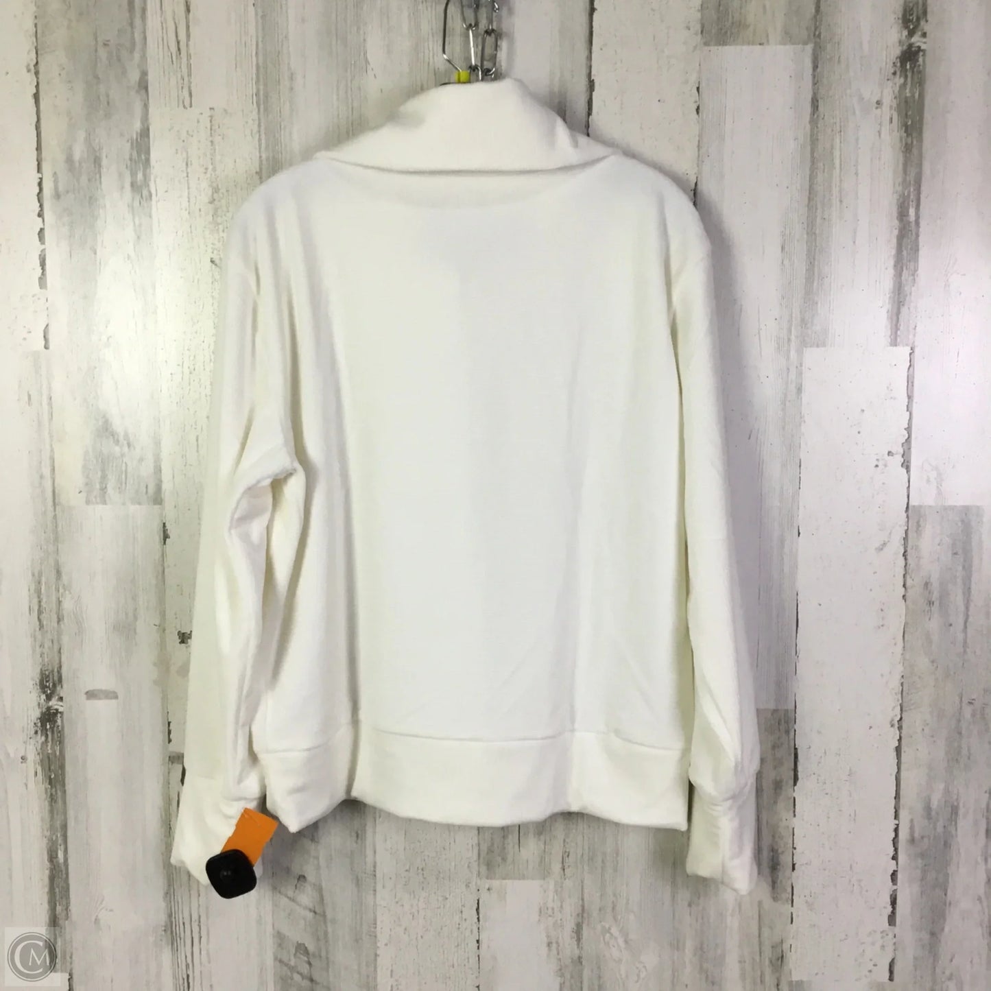 Sweatshirt Designer By Halston In White, Size: M