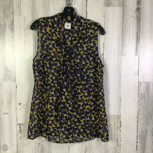 Blouse Sleeveless By Cabi In Multi-colored, Size: M