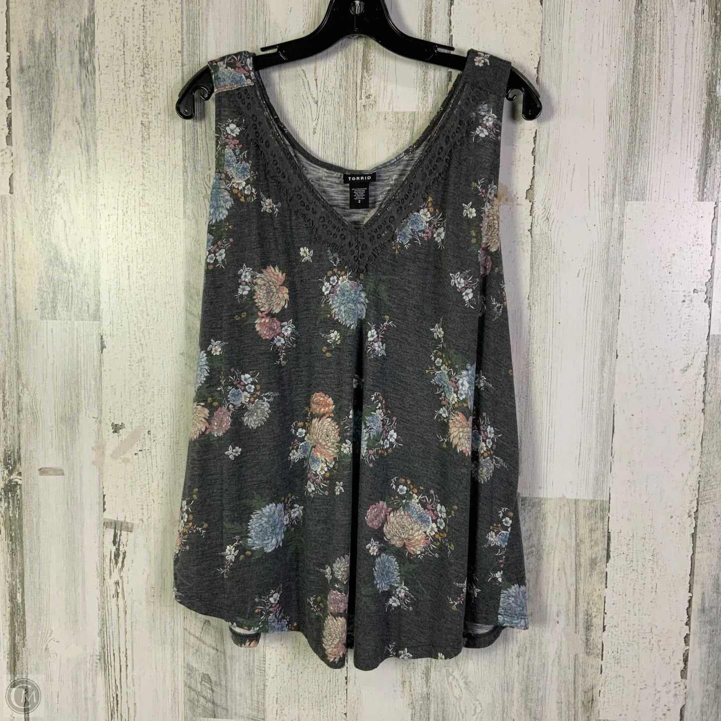 Tank Top By Torrid In Grey, Size: 1x