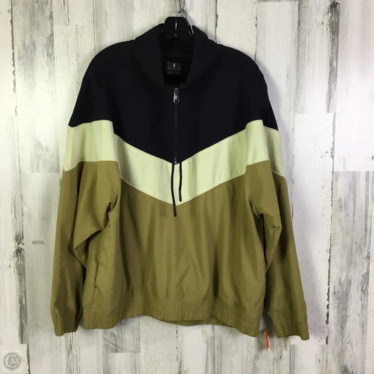 Jacket Windbreaker By Free People In Multi-colored, Size: L