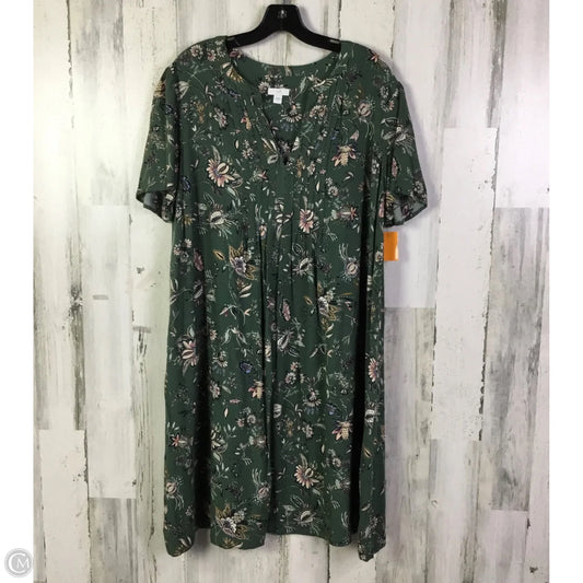Dress Casual Short By J. Jill In Green, Size: Xl