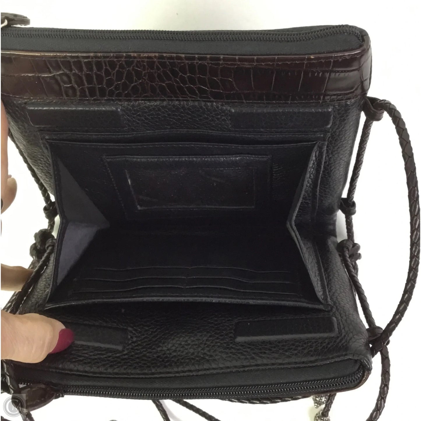 Handbag Leather By Brighton, Size: Small