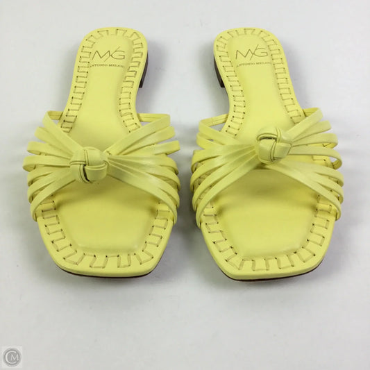 Sandals Flats By Antonio Melani In Yellow, Size: 6