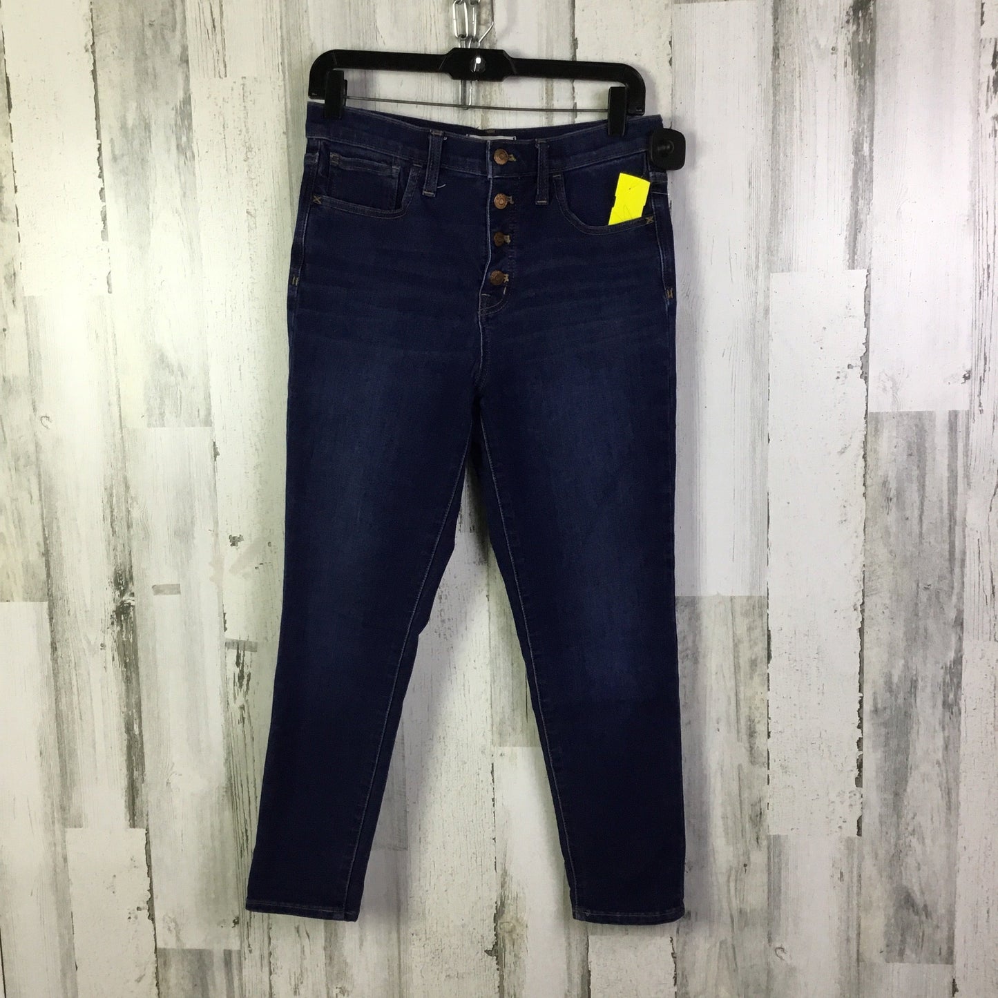 Jeans Skinny By Madewell In Blue Denim, Size: 6