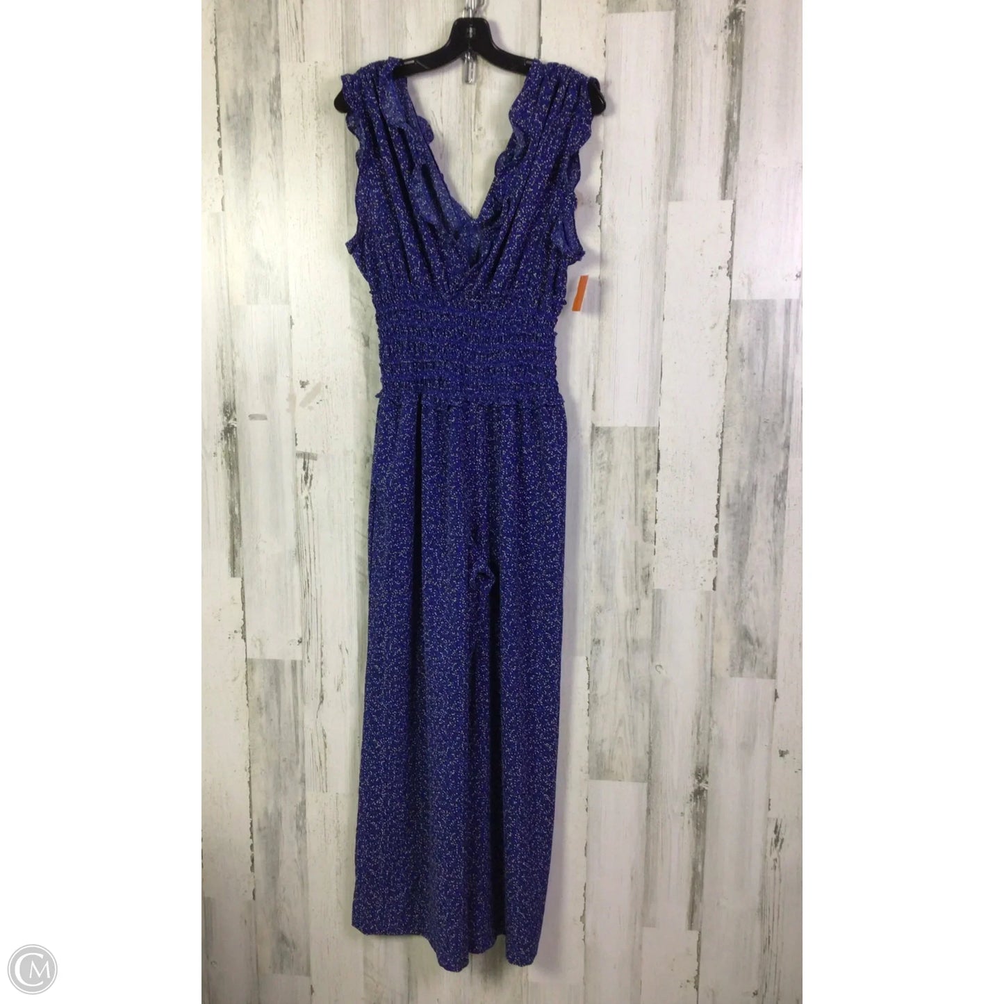 Jumpsuit By Max Studio In Blue, Size: L