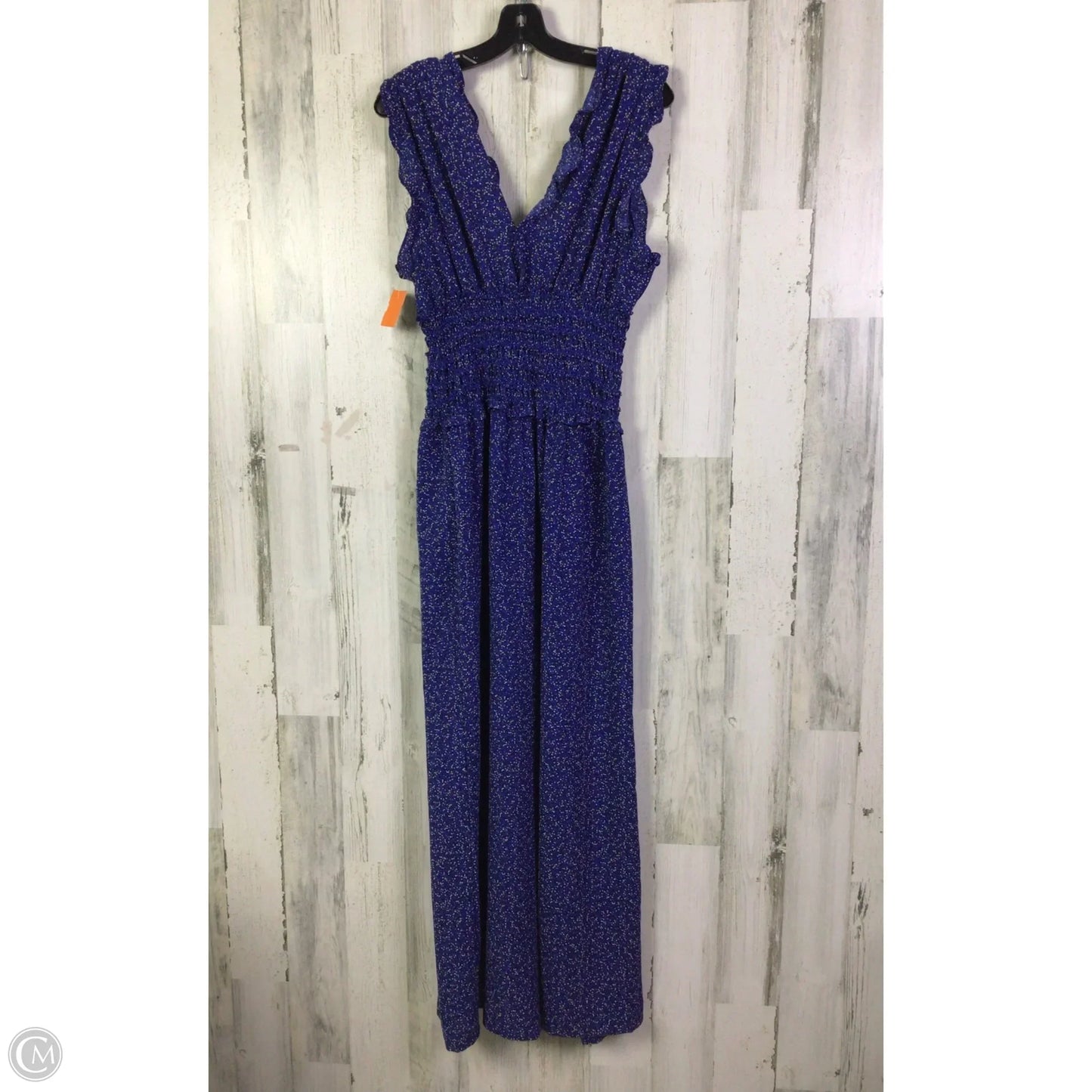 Jumpsuit By Max Studio In Blue, Size: L