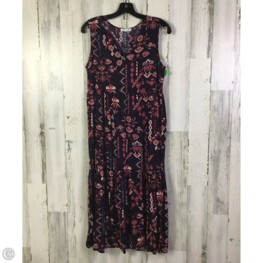 Dress Casual Midi By Beachlunchlounge In Purple, Size: S