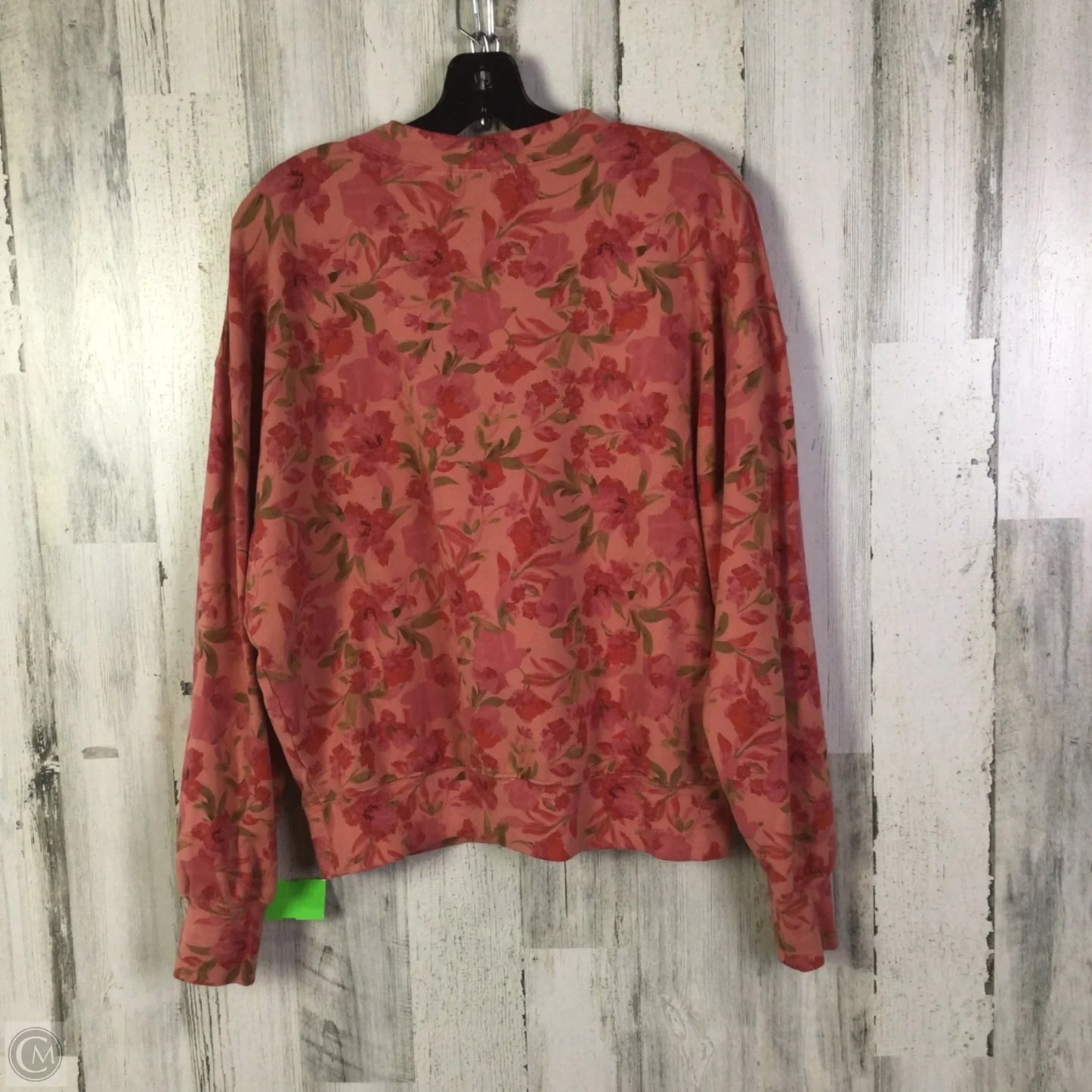Top Long Sleeve By Evereve In Pink, Size: M