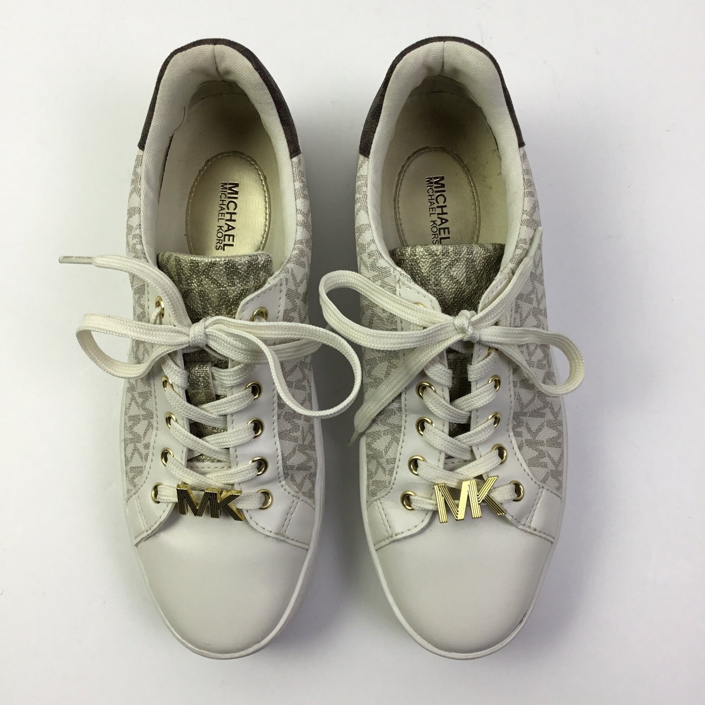 Shoes Sneakers Platform By Michael Kors In Cream, Size: 8.5