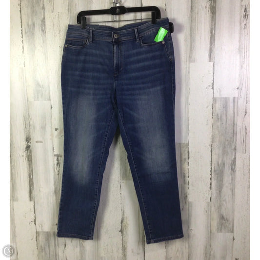 Jeans Skinny By J. Jill In Blue Denim, Size: 14