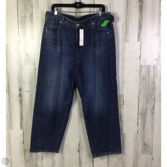 Jeans Wide Leg By Chicos In Blue Denim, Size: 16