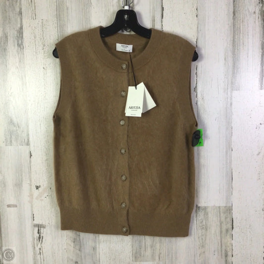 Vest Sweater By Aritzia In Tan, Size: L