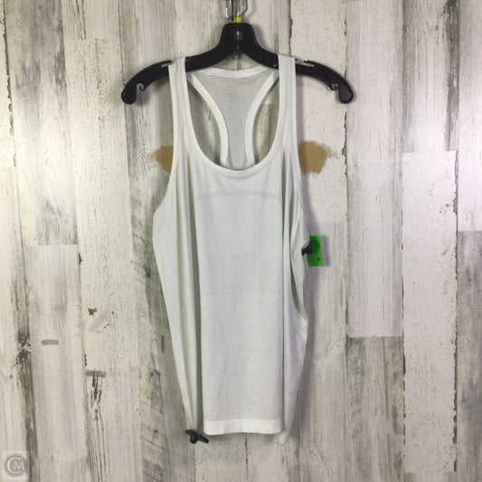 Athletic Tank Top By Lululemon In White, Size: 12