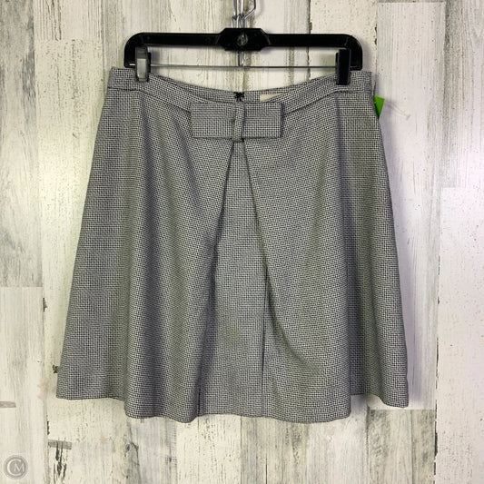 Skirt Mini & Short By Loft In Black & White, Size: 10