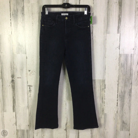 Jeans Boot Cut By Frame In Blue Denim, Size: 4