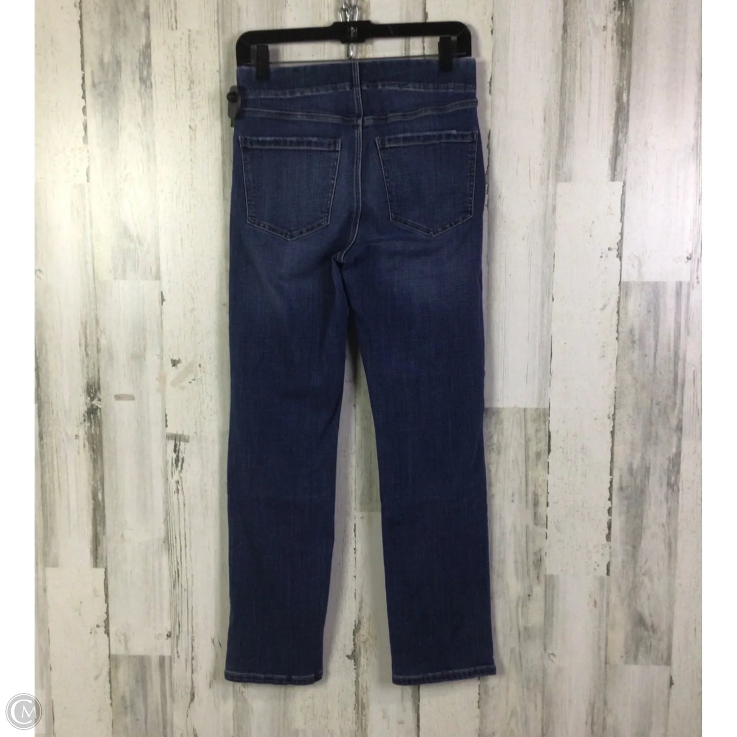 Jeans Straight By Liverpool In Blue Denim, Size: 4