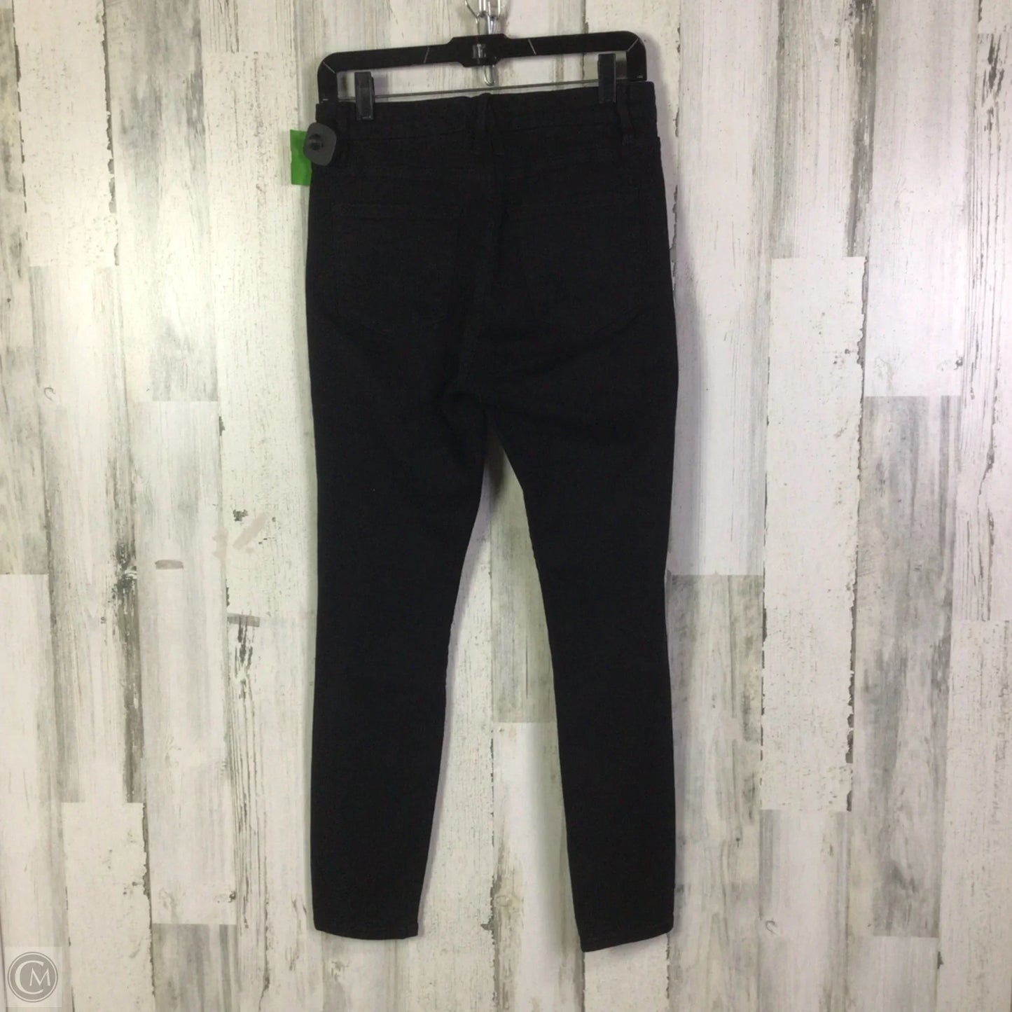 Jeans Skinny By Good American In Black Denim, Size: 6