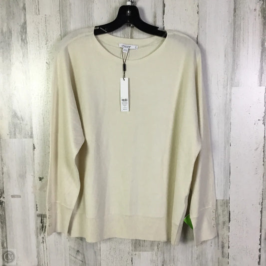 Top 3/4 Sleeve By Chicos In Cream, Size: L