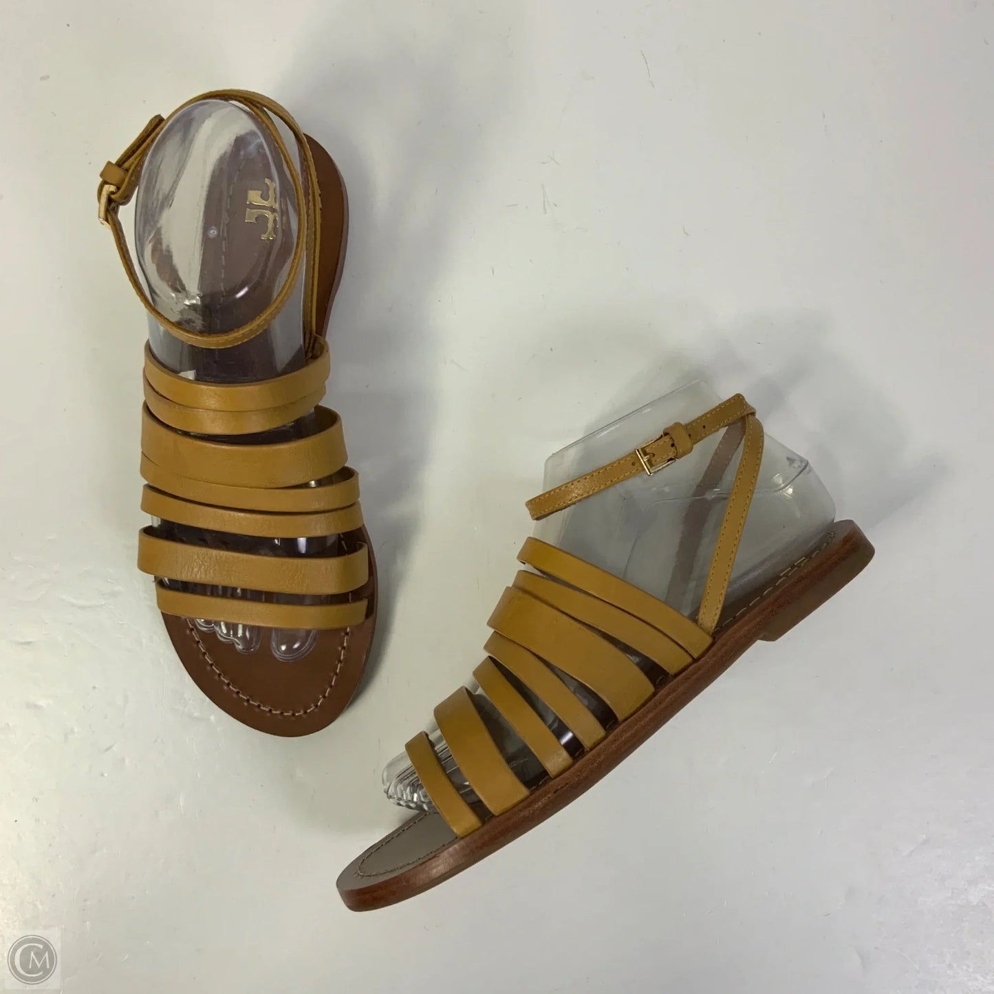 Sandals Designer By Tory Burch In Tan, Size: 8