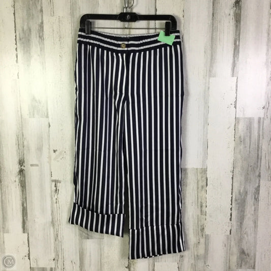 Pants Wide Leg By J. Crew In Blue & White, Size: 2