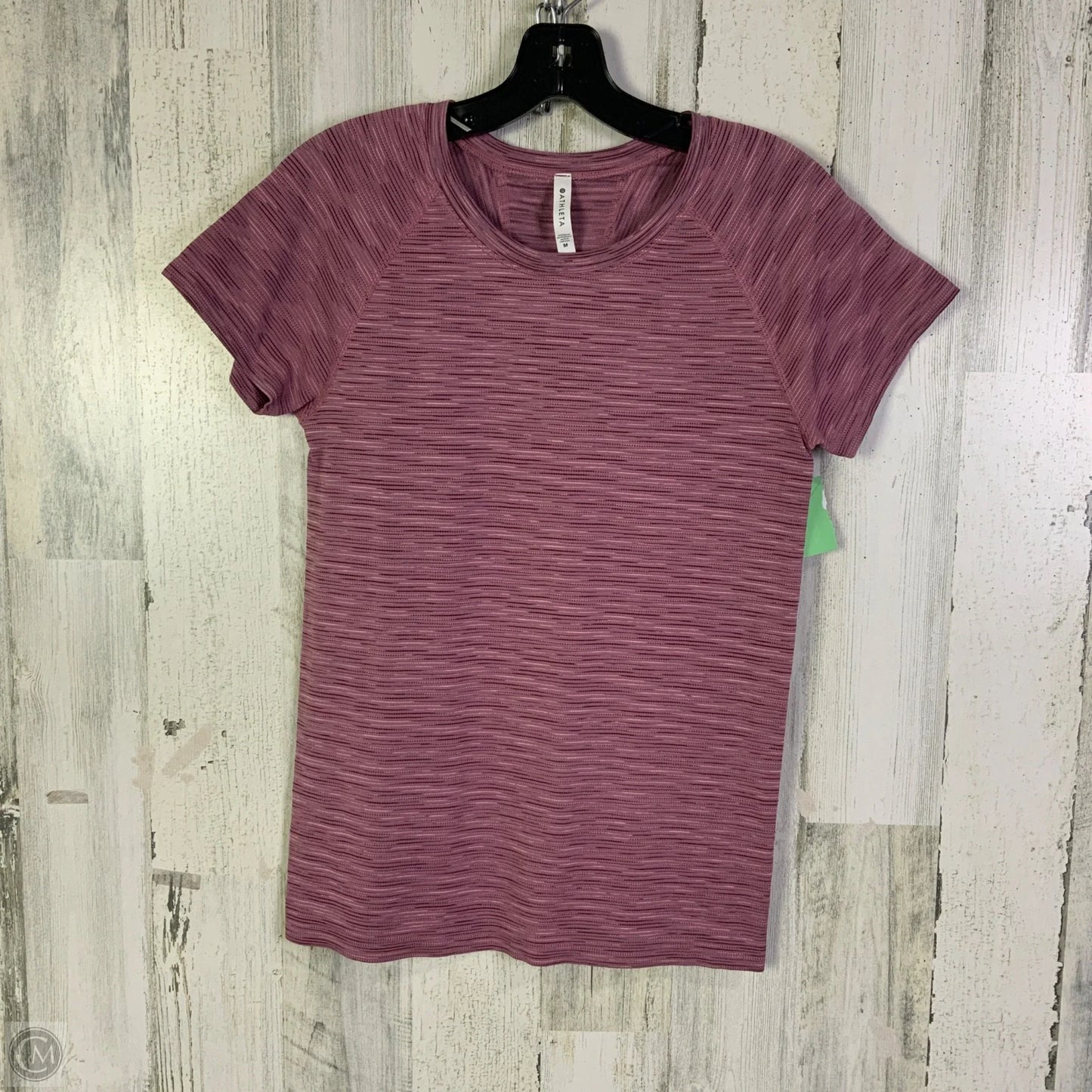 Athletic Top Short Sleeve By Athleta In Pink, Size: M