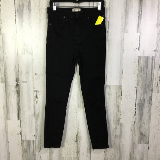 Jeans Skinny By Madewell In Black Denim, Size: 6