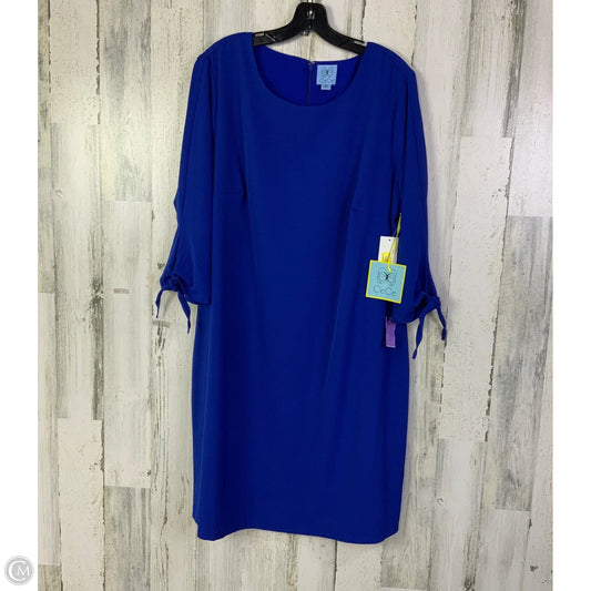 Dress Work By Cece In Blue, Size: Xl