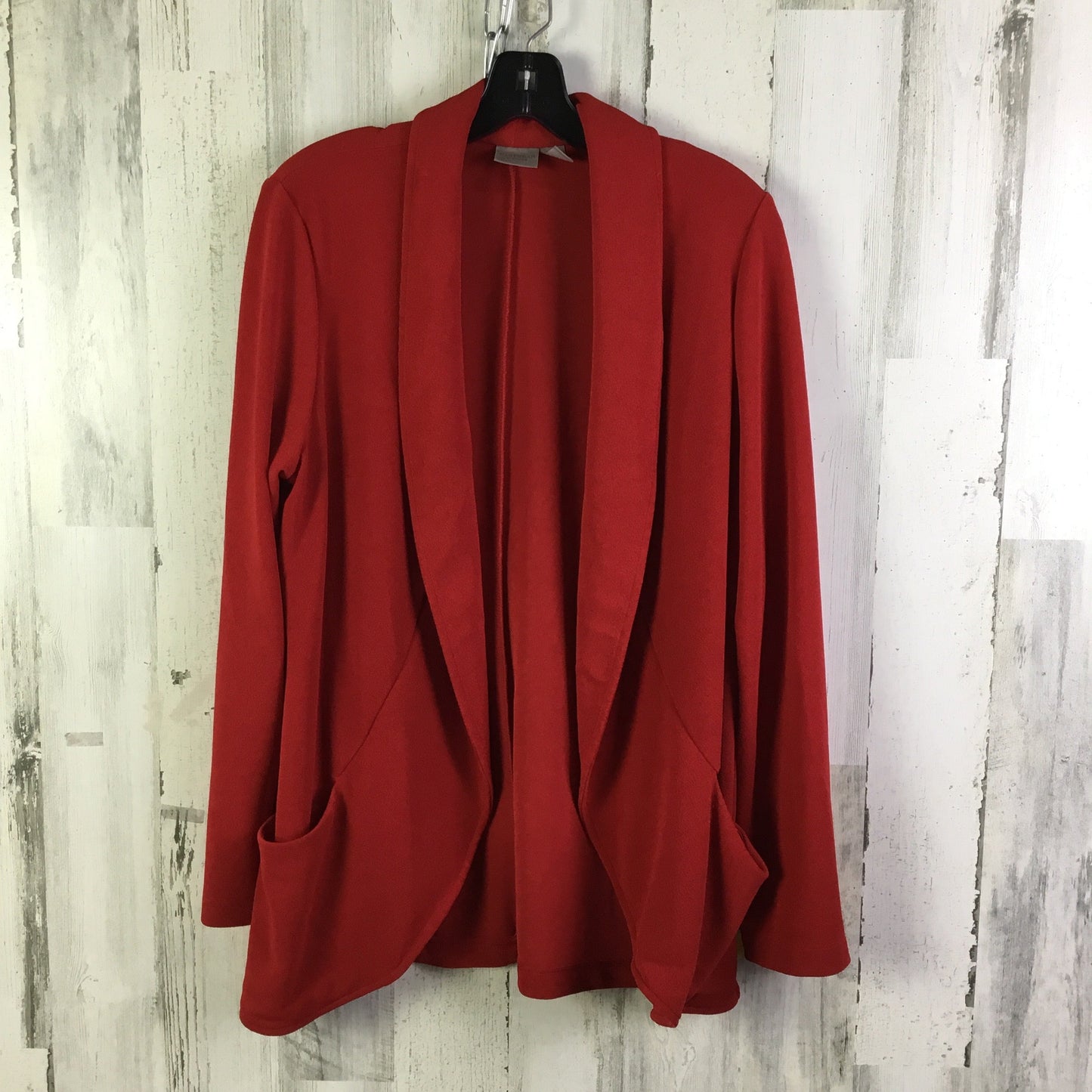 Cardigan By Easywear By Chicos In Red, Size: L