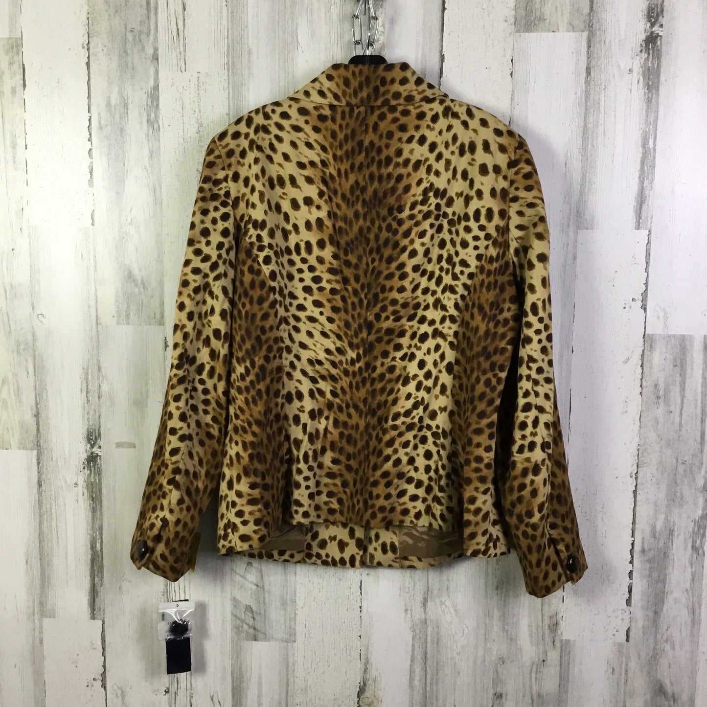 Blazer By Jones New York In Animal Print, Size: L