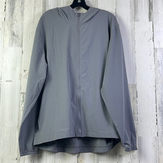 Athletic Jacket By Zella In Grey, Size: L