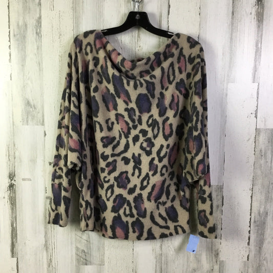 Sweater By Clothes Mentor In Animal Print, Size: M