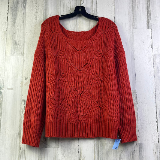 Sweater By Clothes Mentor In Orange, Size: M