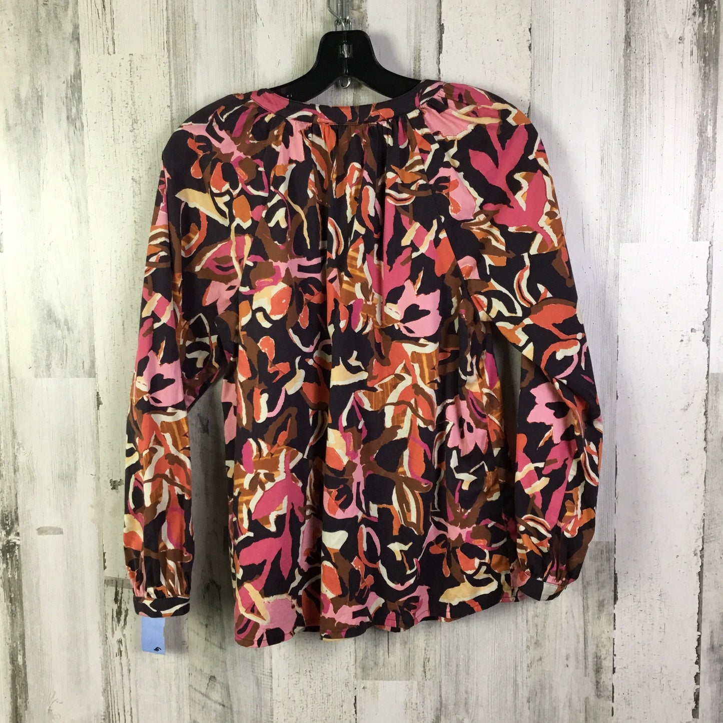 Top Long Sleeve By Nic + Zoe In Multi-colored, Size: Xs